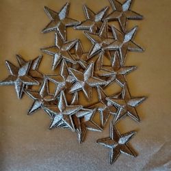 Black Small Star Patches lot of 20 
