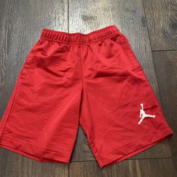Boys Red Jordan Active Shorts Size 5/6 #10