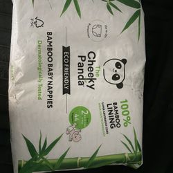 diapers open bag only used 2 out the bag baby out grew too fast 