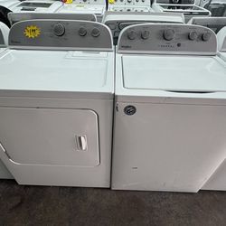 Whirlpool Top Load Washer & Dryer Set 