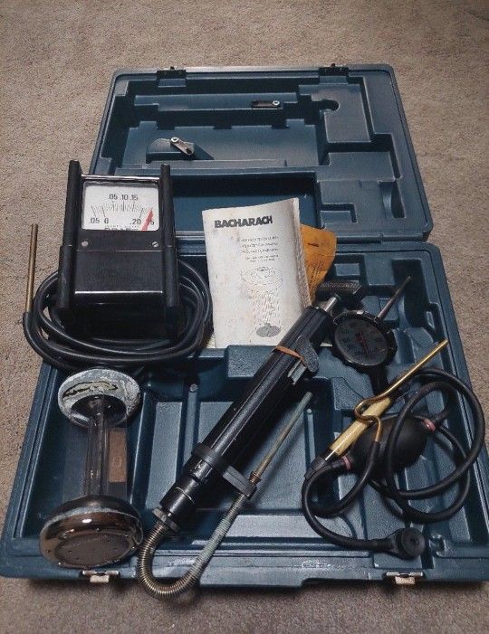Combustion Test Kit CO2 Gas Analyzer BACHARACH Combustion Test Kit 10-5022 Fyrite Co2 Gas Analyzer Oil Burner HVAC 11-9026