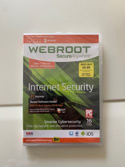 Internet security WEBROOT Secure anywhere