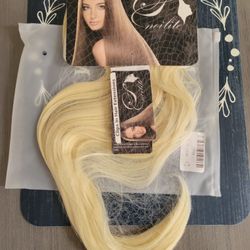 NEW CLIP IN HAIR EXTENSIONS BLONDE 