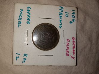 1906 Germany Copper Coin
