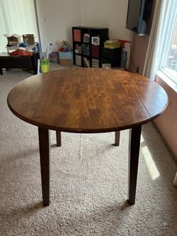 Solid Wood Drop Leaf Table