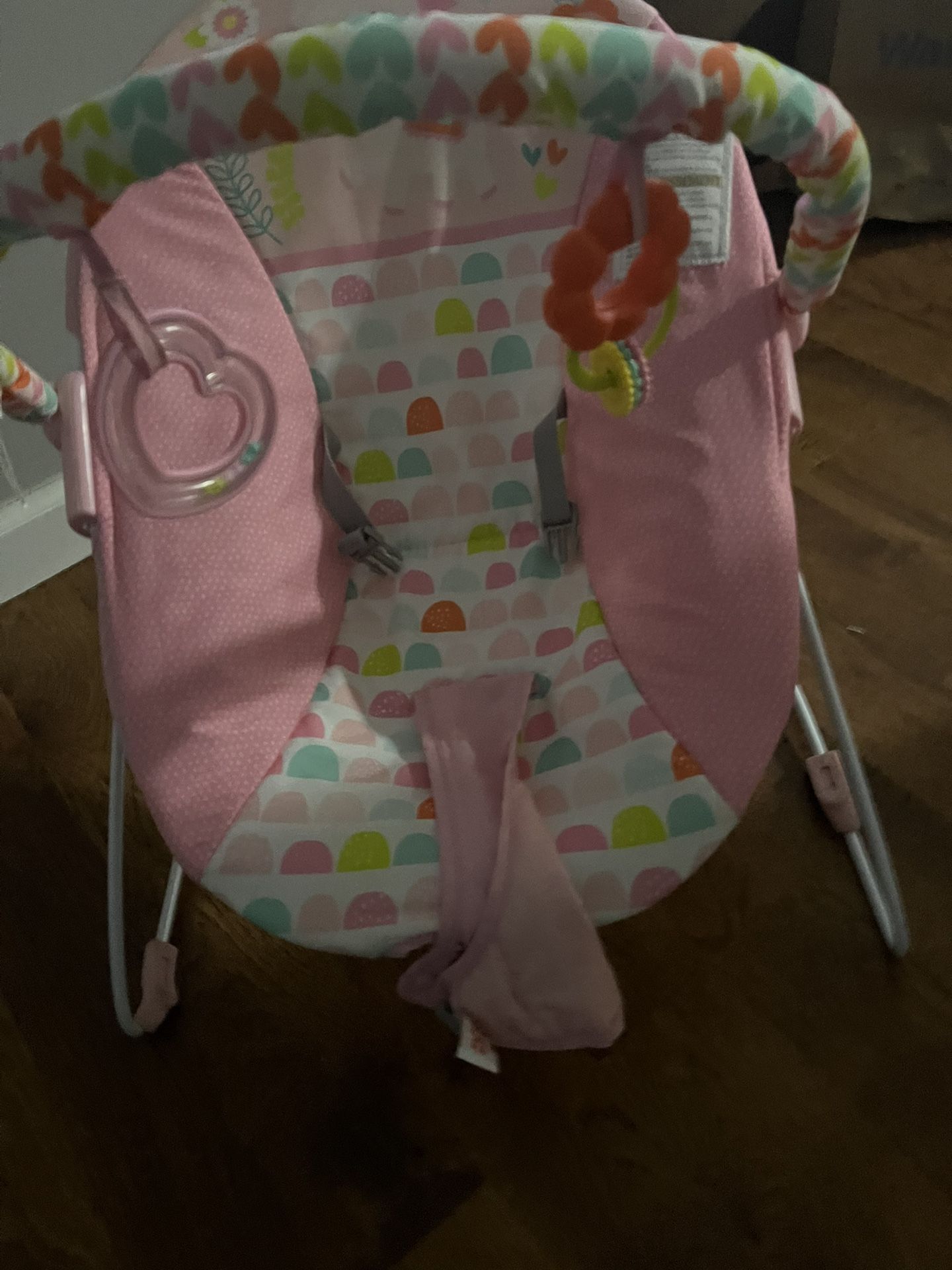 Pink Baby Bouncer Seat