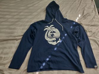 Bape navy blue hoodie