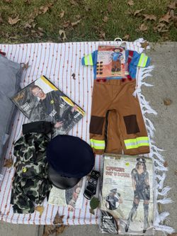 Halloween Costumes (Police, FireMan, Swat, Soldier) 