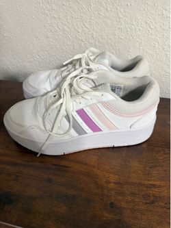 Adidas White Sneakers – Women’s Casual Athletic Shoes