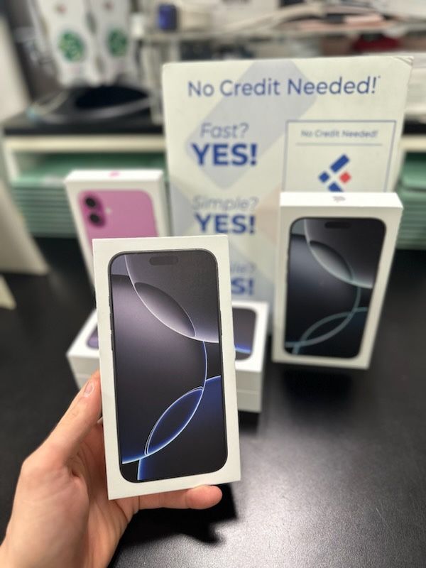 New Unlock iPhone 16 Pro Max 256GB No Credit Needed Only $29 Down Payment Today!! Only At Phone Hub Fall River 