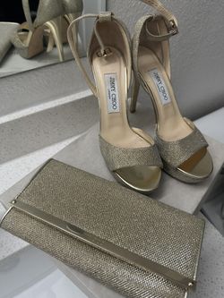 Jimmy choo Shoes And Clutch