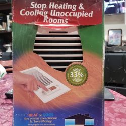 Vent-Miser 91668 Programmable Energy Saving Vent, 12-by-6-Inches, White ~ NEW!
