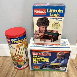 Lincoln Logs & Tinker Toys 