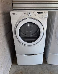 White Whirlpool Electric Dryer