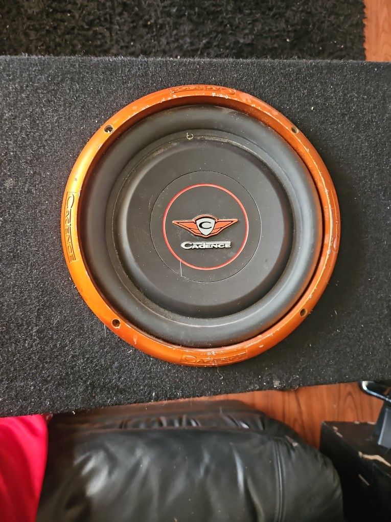 Cadence 10 in Subwoofer In Ported Box 