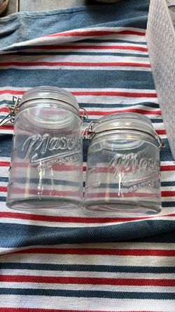 Mason Craft & More Glass Jars Set of 2