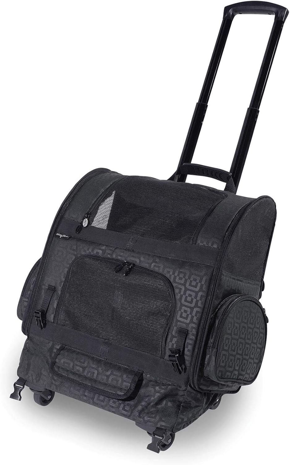 Gen7Petsa Dog Carrier-Large Black Roller Bag Pet Carrier 18.5 x 11.5 x 18.5 NEW