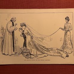 Vintage Print Of  A Reluctant Marriage 