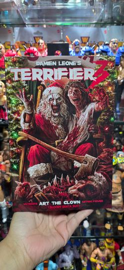 NECA Terrifier 3 Ultimate Art the Clown Bloody Santa Suit Boxed Action Figure