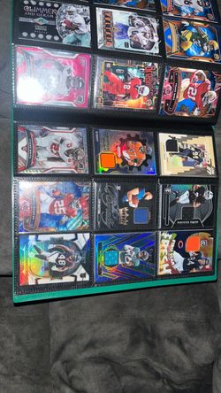 NFL / MLB binder collection