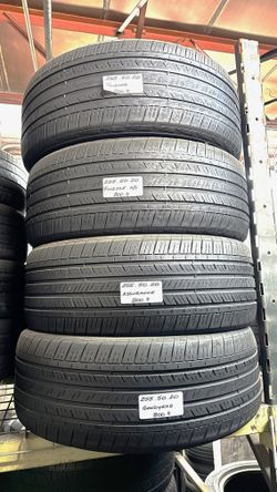 Set of 4 Used Tires 255/50R20 GOODYEAR EAGLE ASSURANCE TOURING P255/50R20 ALL SEASON TYRES 255 50 20