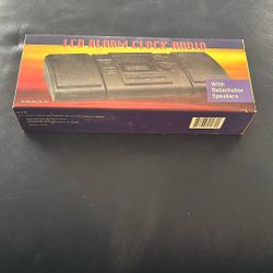 LCD Alarm Clock Radio