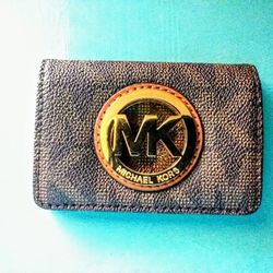 Michael Kors Logo Card Case Wallet