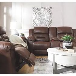 💥HUGE Ashley Furniture Blowout Sale!💥 Brand New Reclining Sofa Loveseat SET! $50 Down Takes It Home Today! 