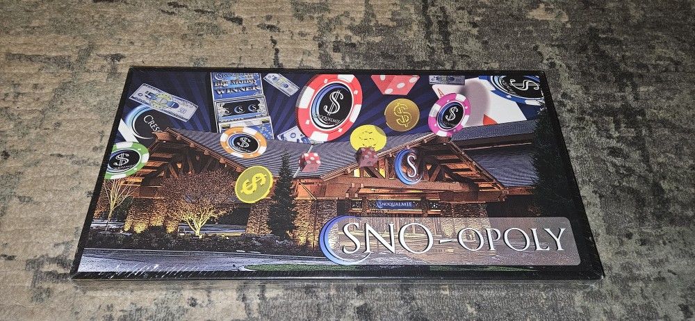 Sno-Opoly A Game Of Skill, Chance And Luck Snoqualmie Casino Monopoly Board Game