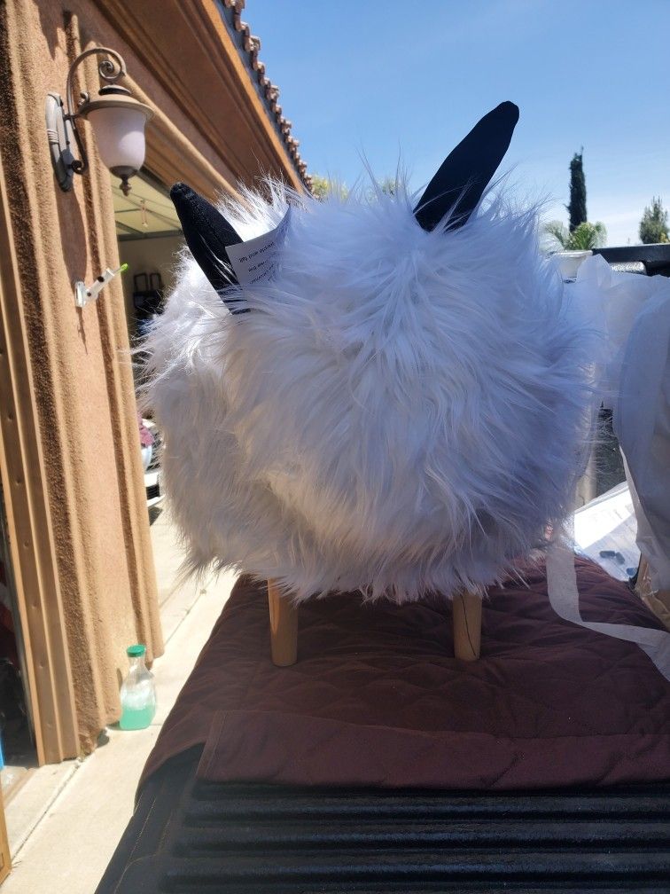 Yak foot stool and storage