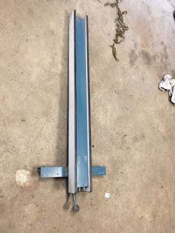 Table saw T fence with long or short rails