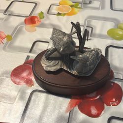 Authentic Sculpture Wood Ducks