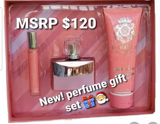 New womens English Laundry perfume gift set fragrance lotion large perfume and travel spray Christmas gift holiday