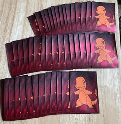 44pcs Charmander Pokémon Card Sleeves Lot