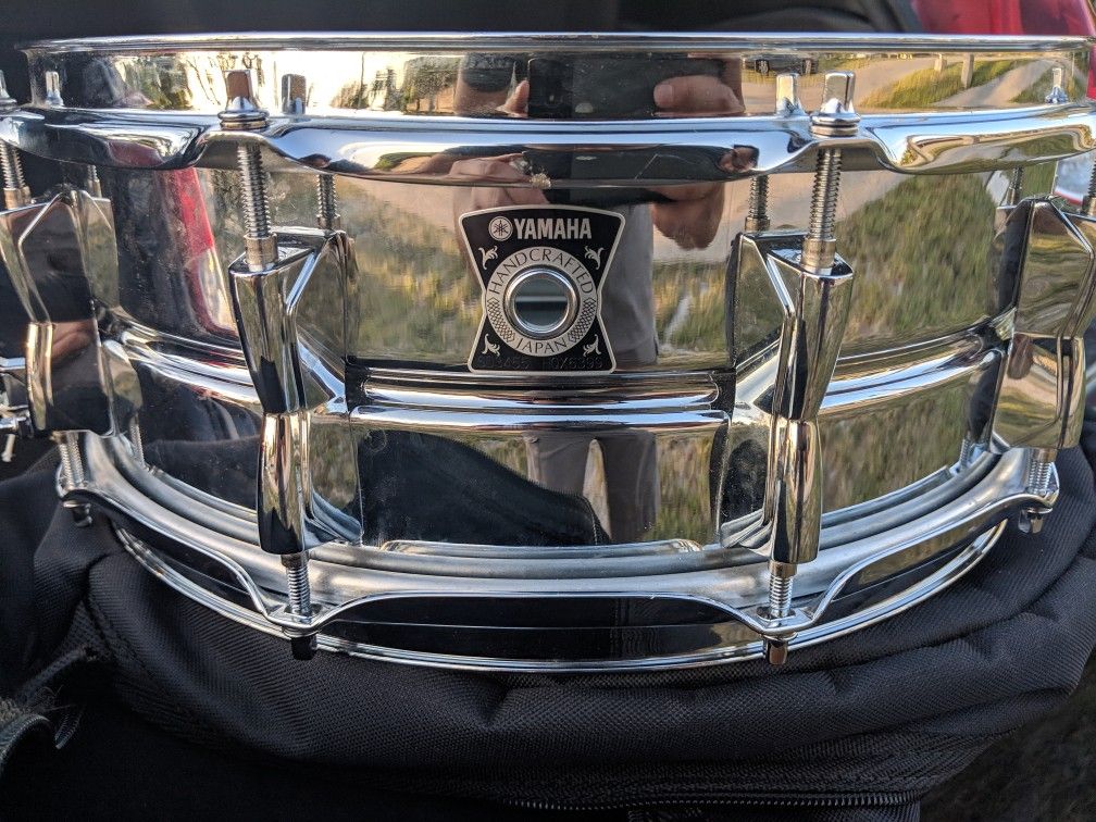 Yamaha SD 3455 Aluminum Snare Drum-- Made In Japan -- 14 x 5.5