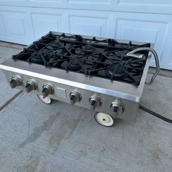 36" Kenmore Pro 6 burner Gas Range Top