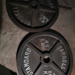 45lbs Olympic Weights 
