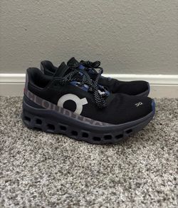 On Cloud Monster Running Shoes Black Size 7 Women