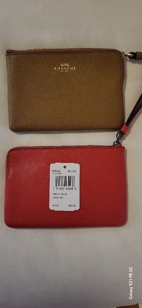 Brand New Coach Wrist Wallets $30 Each