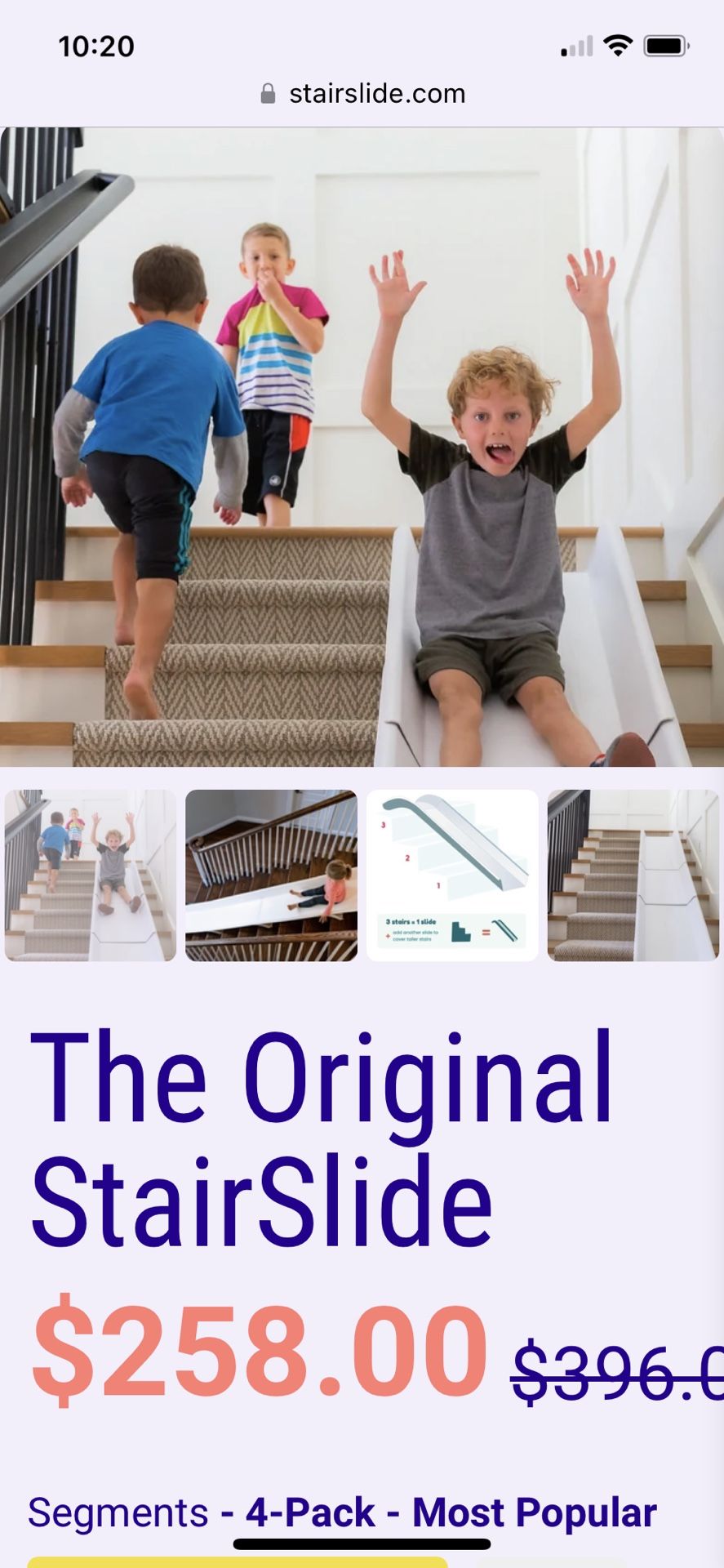Stair Slide For Kids And Adults!