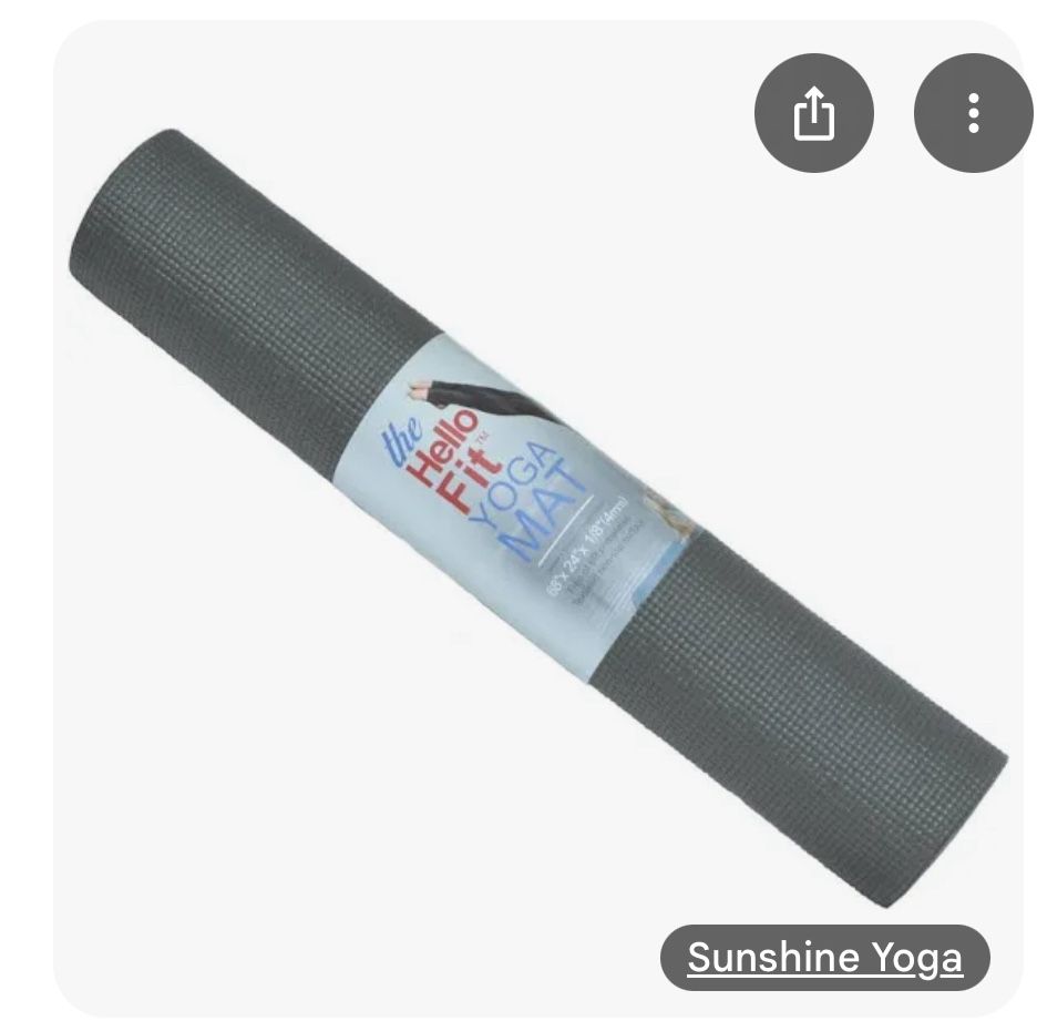 BRAND NEW Hello Fit YOGA MAT 68”x24”x4.5mm Grey for Exercise These are brand new in the plastic. I have 10 available asking $10 each. NEW items hous