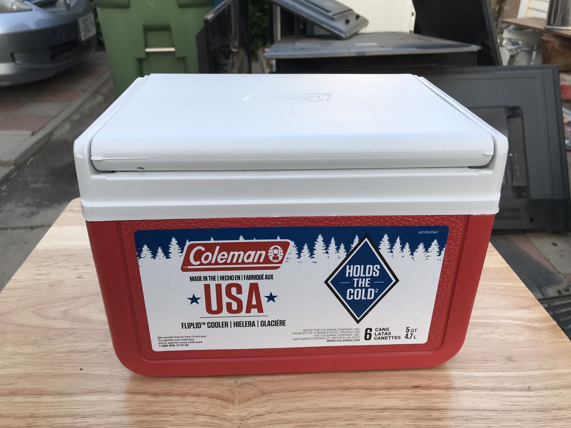 Coleman fliplid small cooler