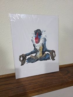 Hand Painted Rafiki Art