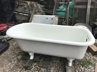 Footed tub painted & reconditioned 63/30”