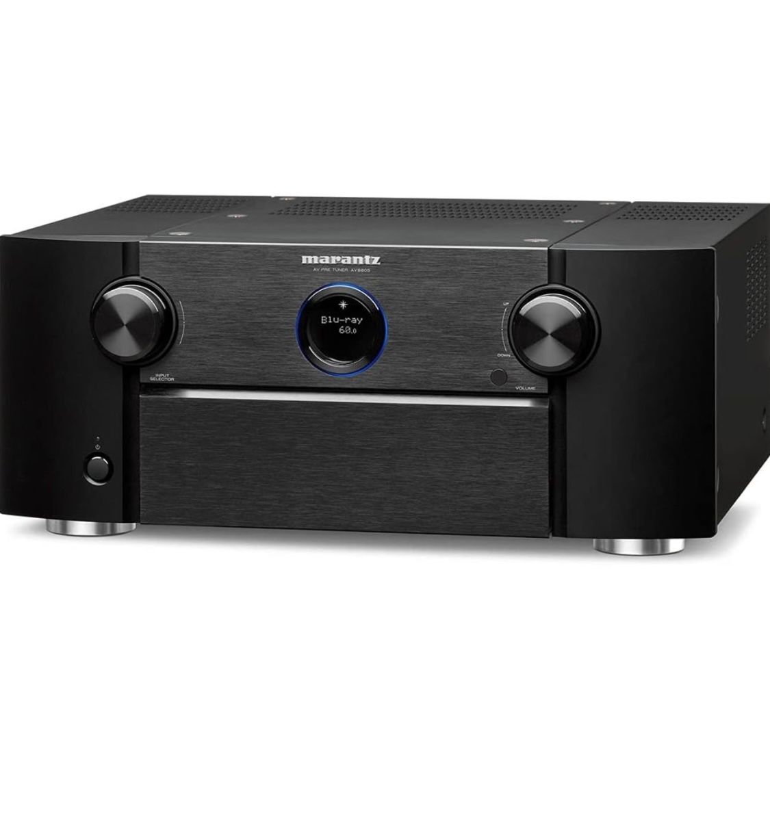 Marantz AV8805A Home theater preamp/processor with 13.2-channel processing, Dolby Atmos®, Apple AirPlay® 2, Bluetooth®, and HEOS Built-in