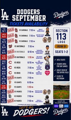 Dodgers tickets