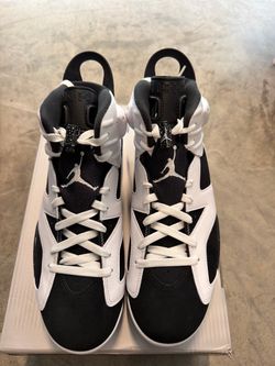 Air Jordan 6 White Black Sneakers