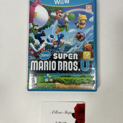 Nintendo Wii U New Super Mario Bros. U With Manual Video Game