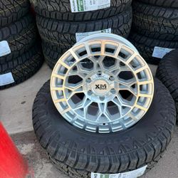 Wheels 17" Silver With Tires Kumho 265/70/17
