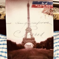 Restoration Hardware Paris Postcard Appetizer Plates